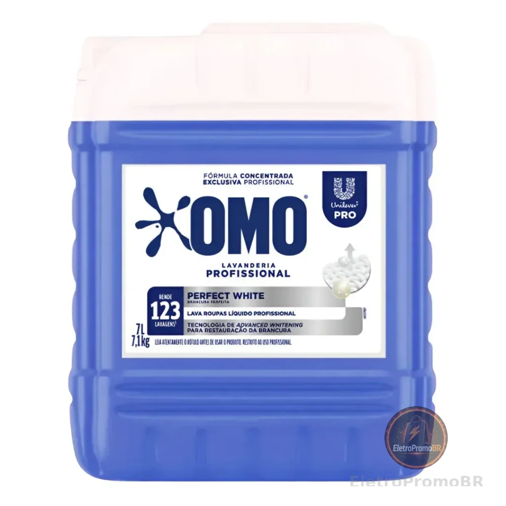 Lava Roupas Liquido Omo White 7L
