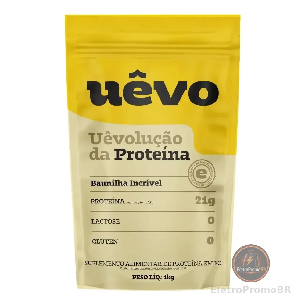 Albumina Uevo Refil 1kg Baunilha Baunilha Baunilha