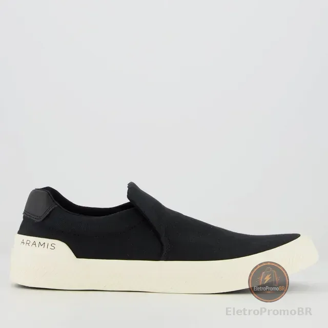 Tênis Aramis Daily Slip Canvas Preto