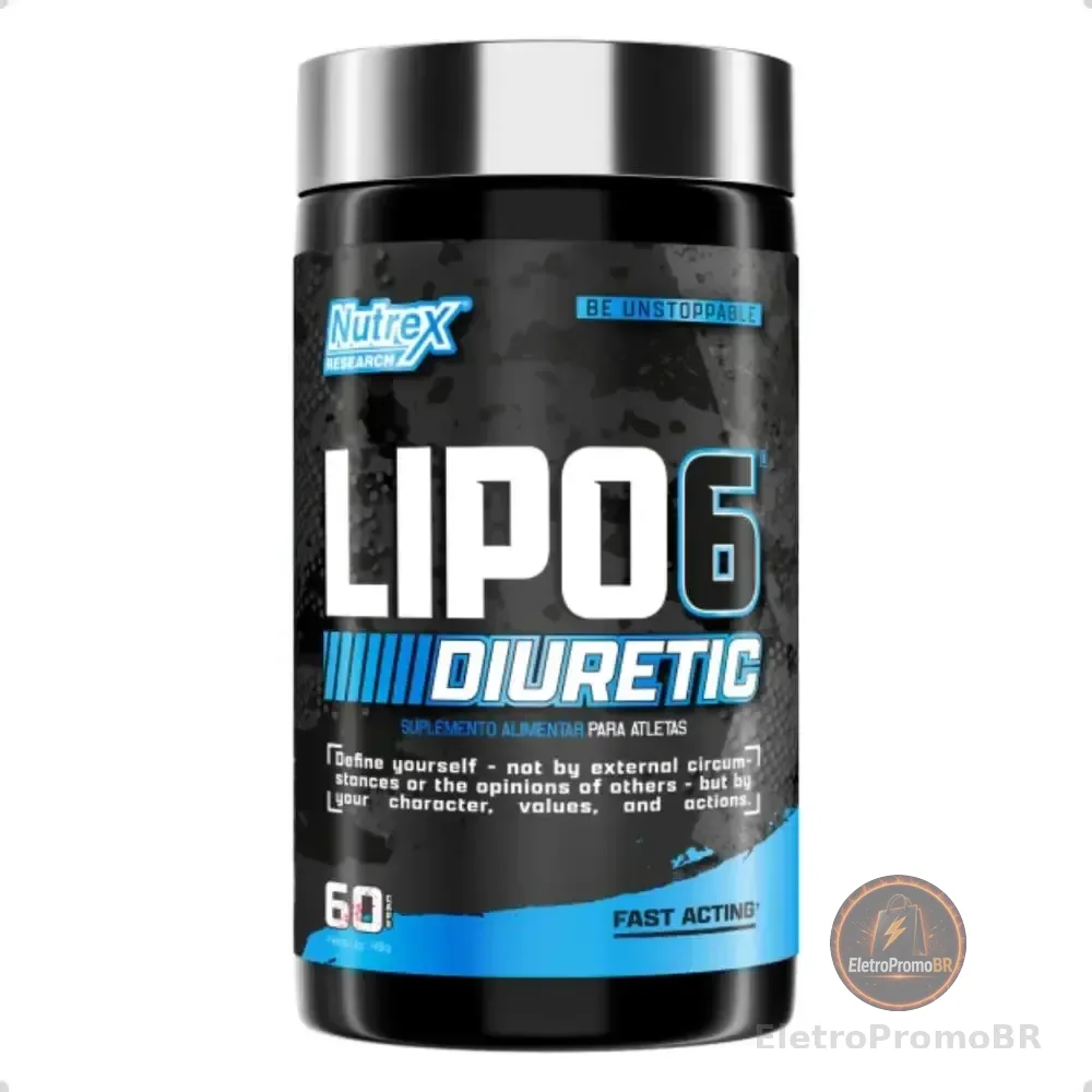 Thermo Lipo 6 Diuretic 60 Capsulas Sem Sabor Nutrex Research Natural