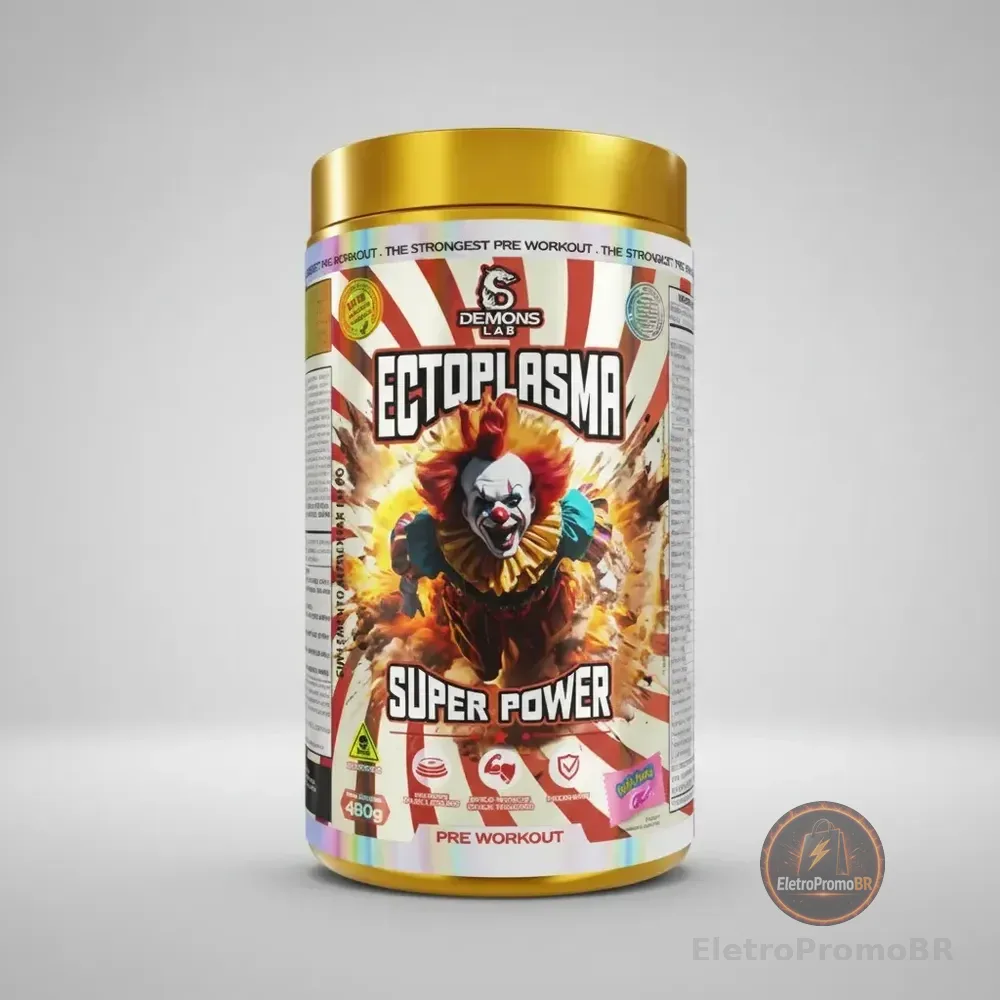 Pré Treino Ectoplasma Super Power 480g - Demons Lab Tutti Fruit