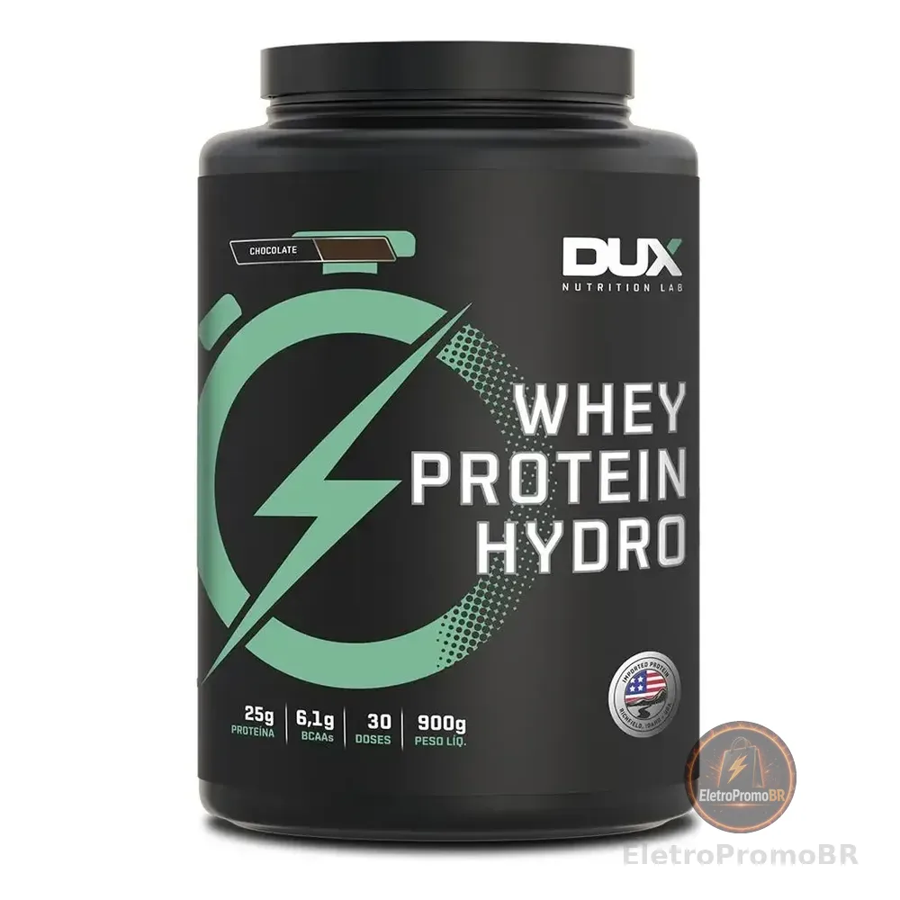 Whey Protein Hydro - Pote 900g Sabor Baunilha