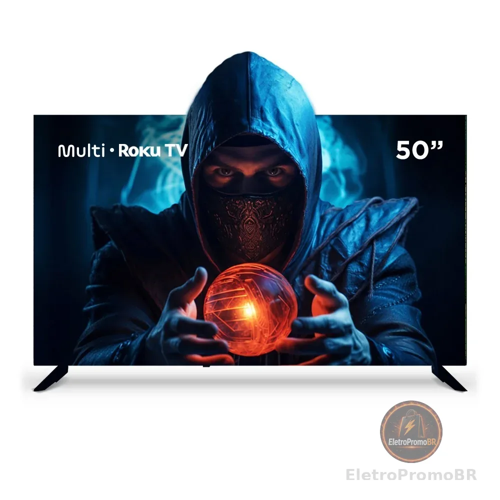 Smart TV DLED 50 4K Multi Roku 4HDMI 2USB Wi-Fi - TL083E