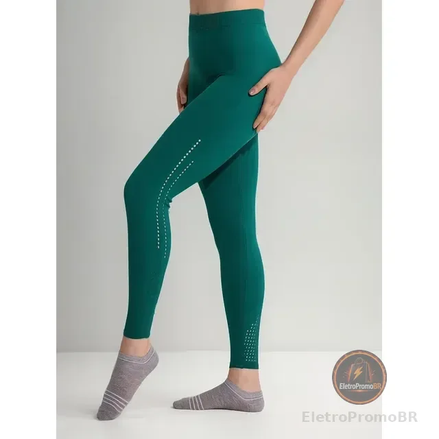 Calça Legging Feminina Trifil Sem Costura Academia Cós Alto
