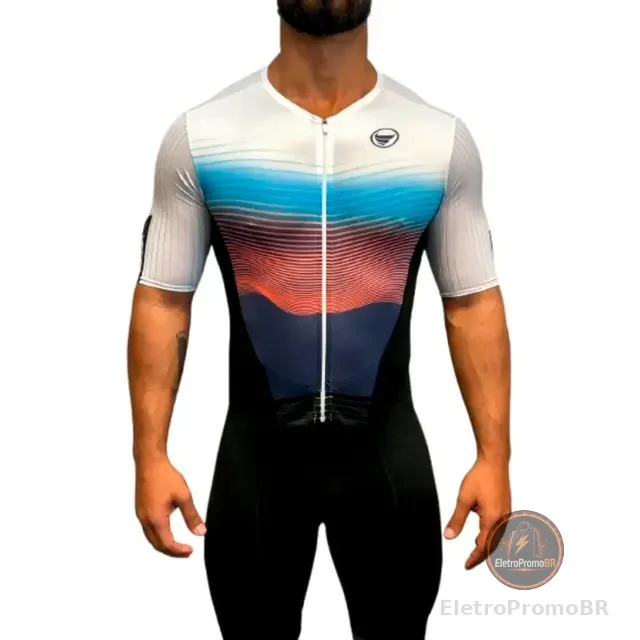 Macaquinho Triathlon Bike Corrida Unissex Reative Vezzo