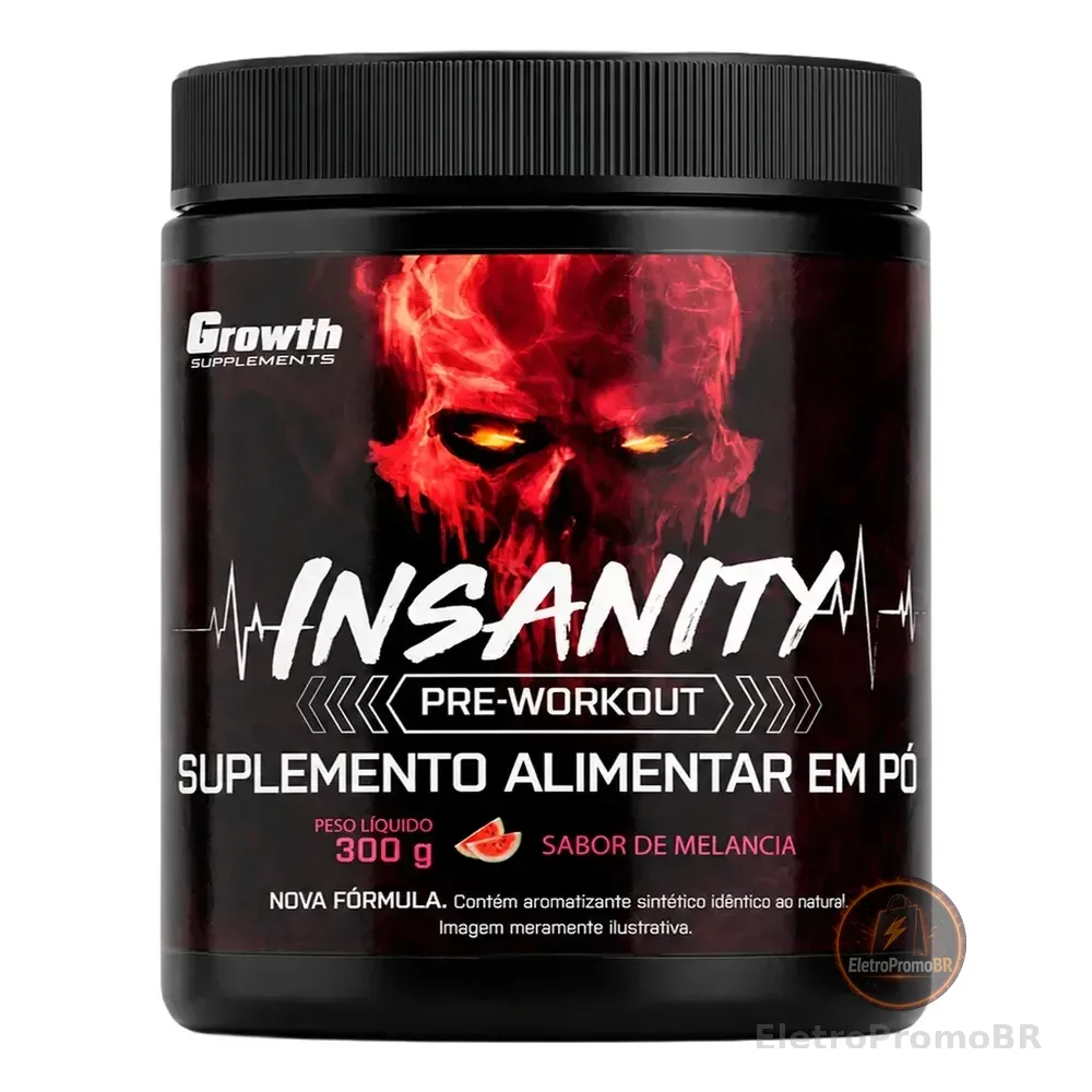 Pré-treino Insanity 300g Growth Supplements Melancia