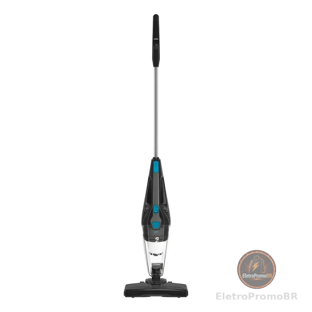 Aspirador De Pó Vertical 2 Em 1 Preto E Azul Midea 127v