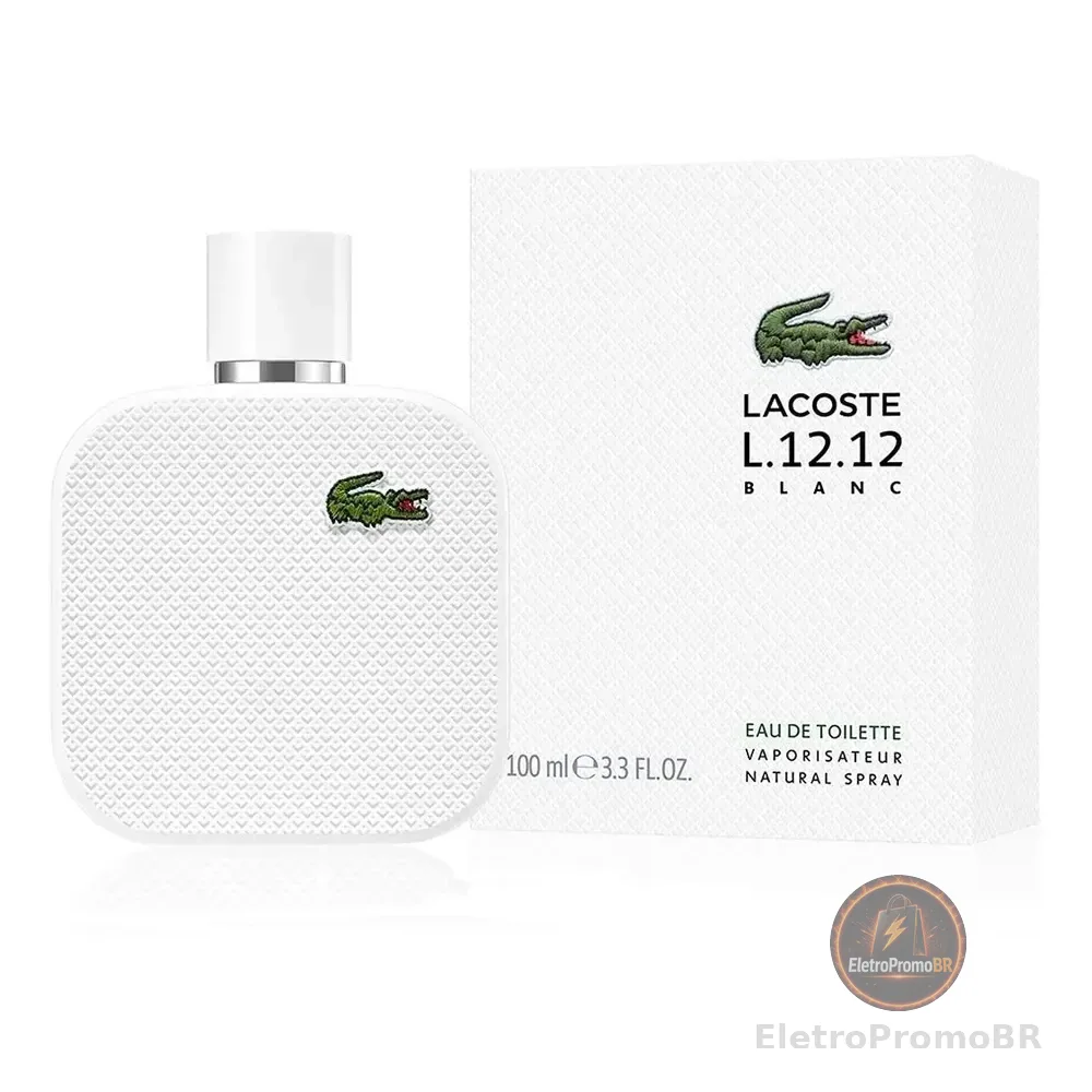 Lacoste L.12.12 Blanc Eau De Toillete 100ml Perfume Masculino