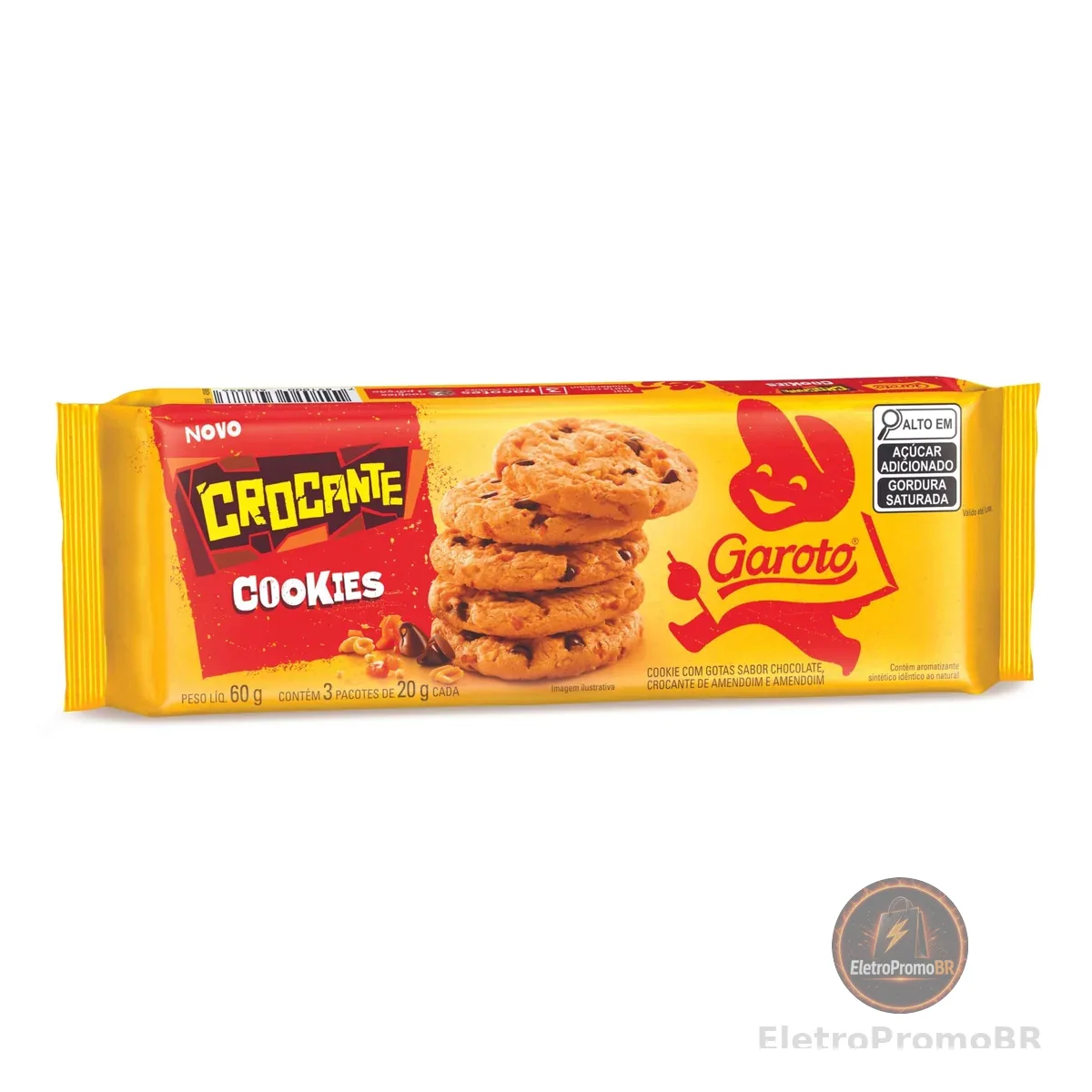 Cookie GAROTO Crocante 60g