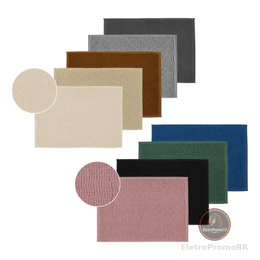 Kit 4 Tapete Antiderrapante Dedinho 40 X 60cm Porta Entrada 60 Cm 40 Cm Variados