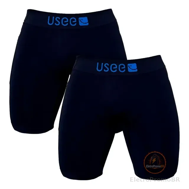 Kit 2 Bermudas Short Térmico Com Bolso Lateral Usee Brasil