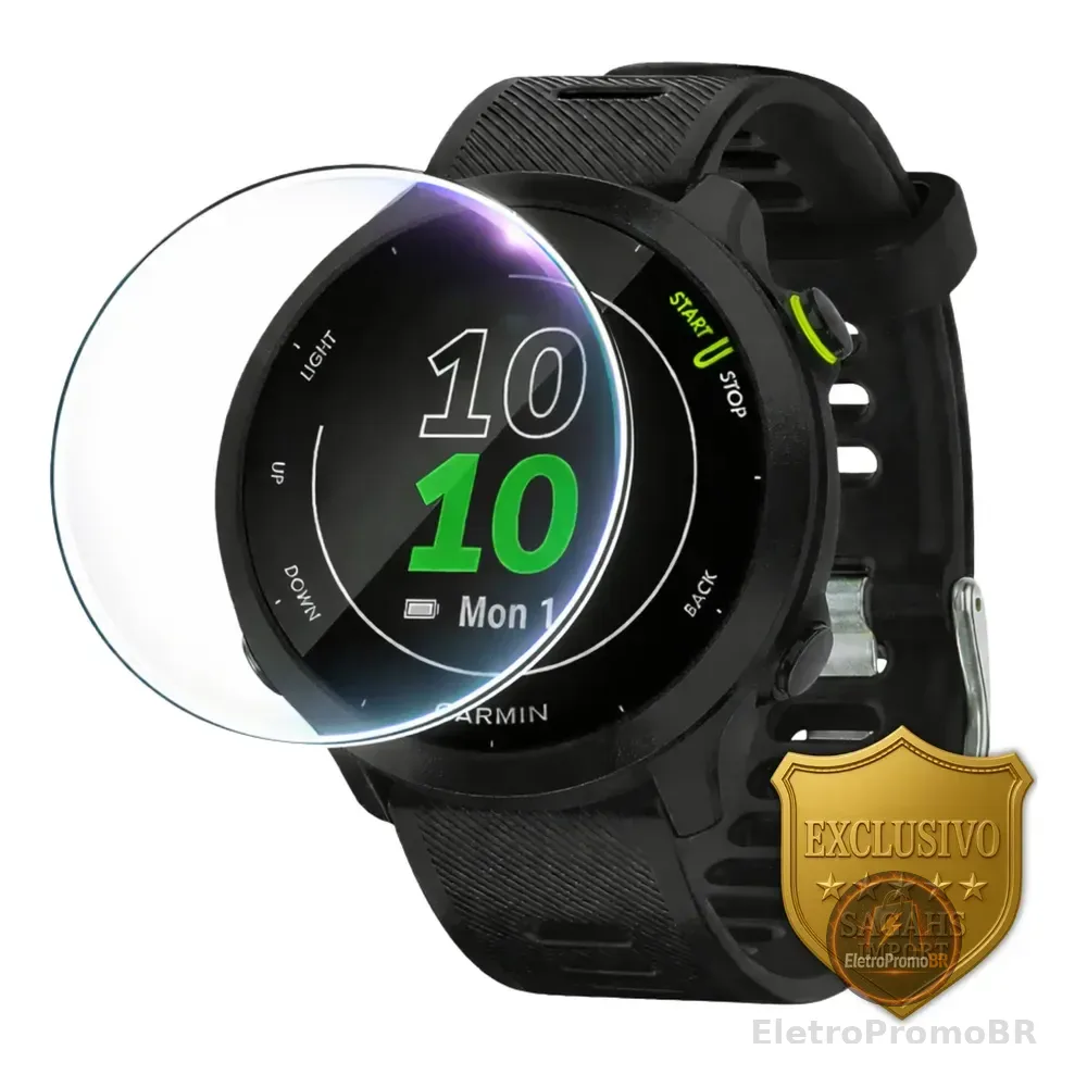 Película Para Garmin Forerunner 55 Smartwatch Redondo Gel