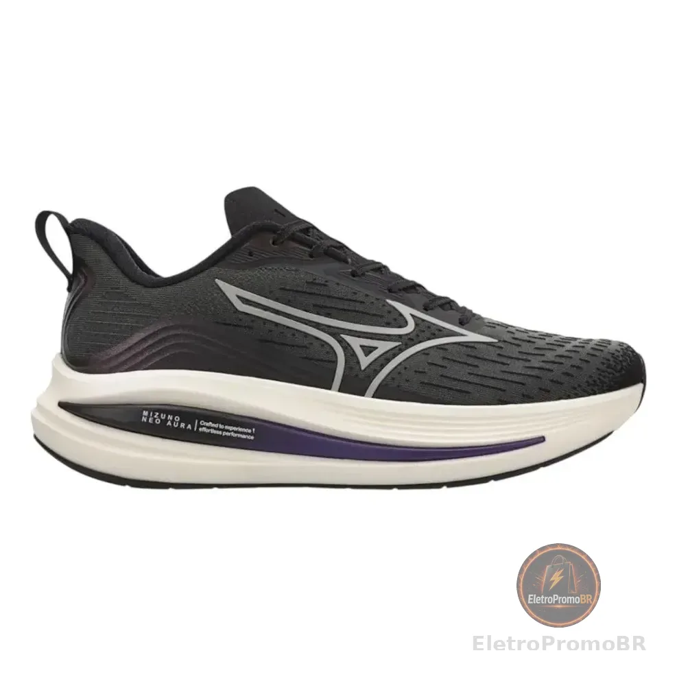 Tênis Mizuno Neo Aura Preto Lisa 36 Br