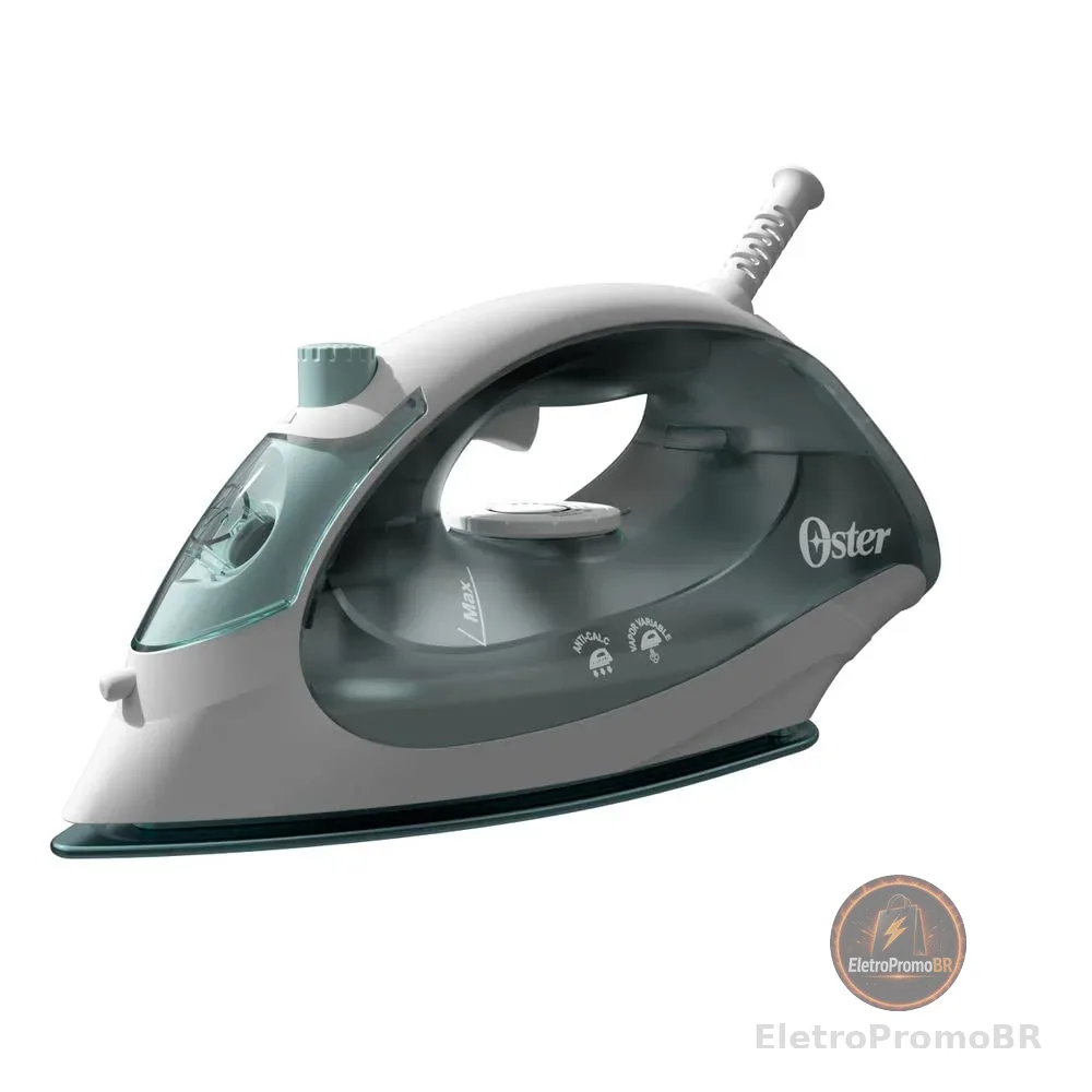 Ferro de Passar a Vapor Oster Antiaderente Verde - 127V