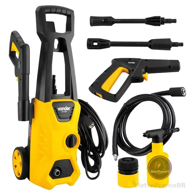 Lavadora De Alta Pressão Economica Potente 1400w Vonder