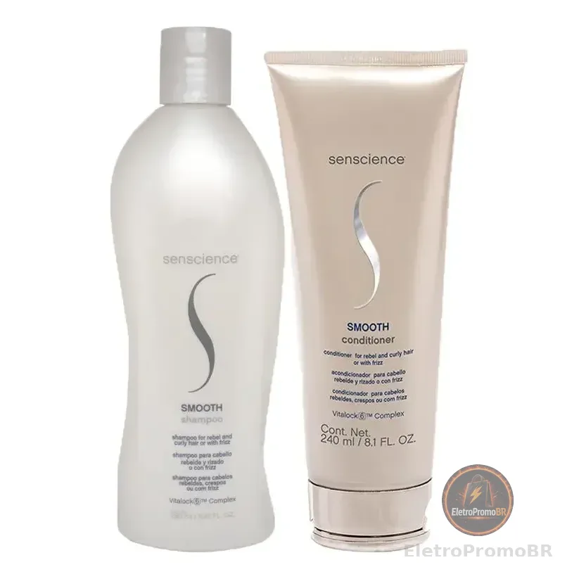 Kit Senscience Smooth - Shampoo 280ml + Condicionador 240ml