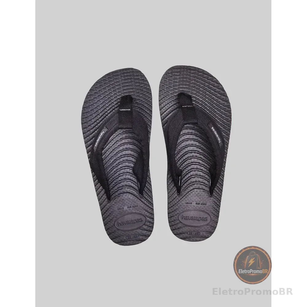 Sandalias Surfer Coast Havaianas Novo Grafite Lisa 41/42