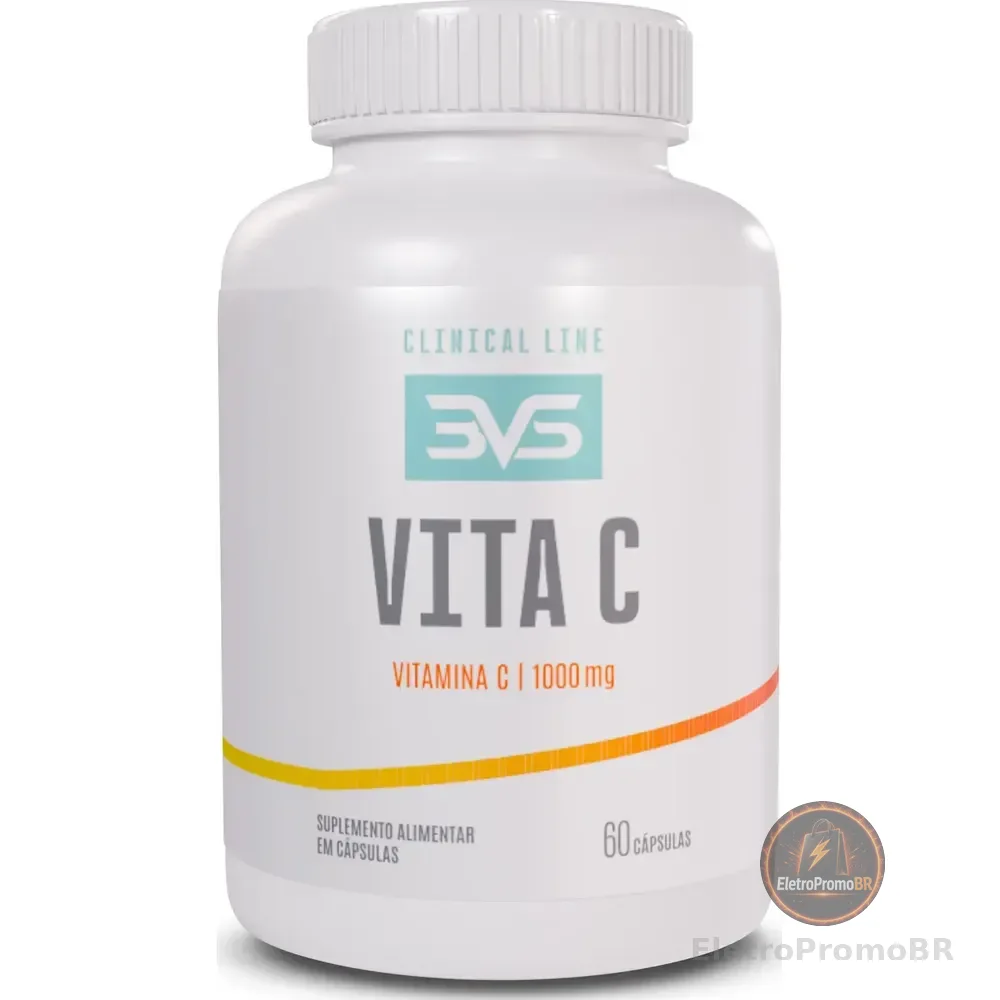 Vitamina C 100% Pura E Concentrada 1000mg - 120 Cápsulas
