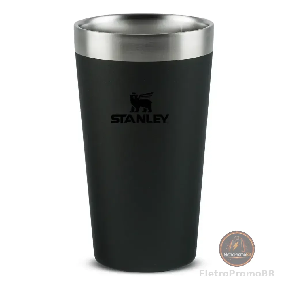 Copo Térmico Para Cerveja Stanley Pint Adventure Black 2.0 354ml Liso