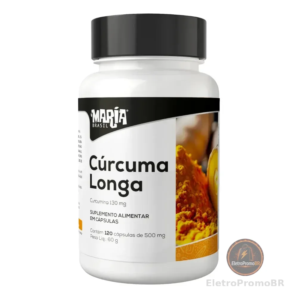 Cúrcuma Longa Com 120 Cápsulas De 500 Mg - Natuyou Sem Sabor