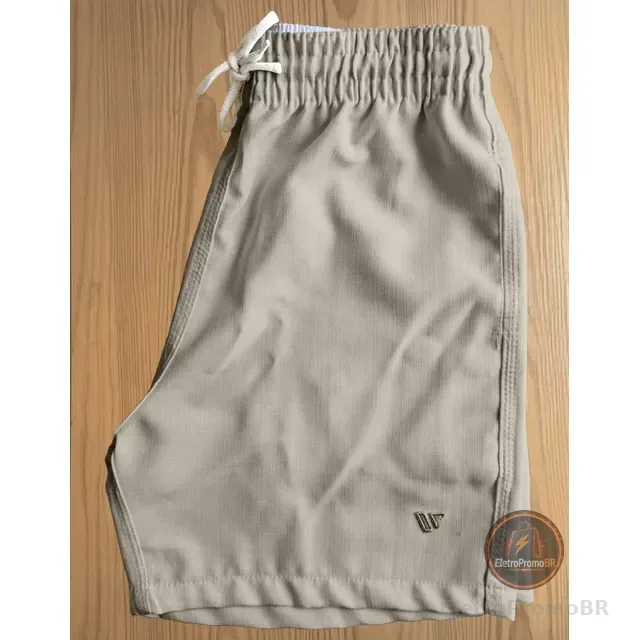Short De Linho Masculino Bermuda Leve Praia Verão Voker