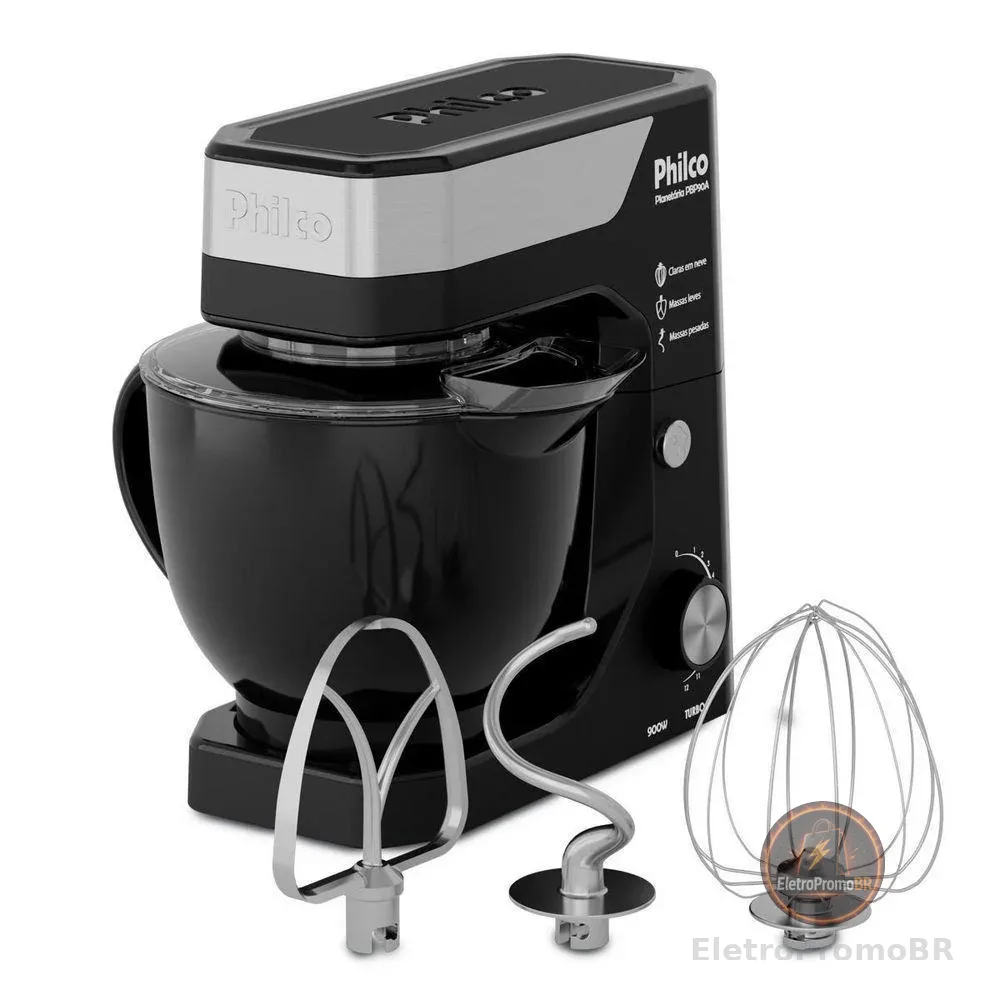 Batedeira Planetária Philco Concept 5L 900W Turbo PBP90A - 220V