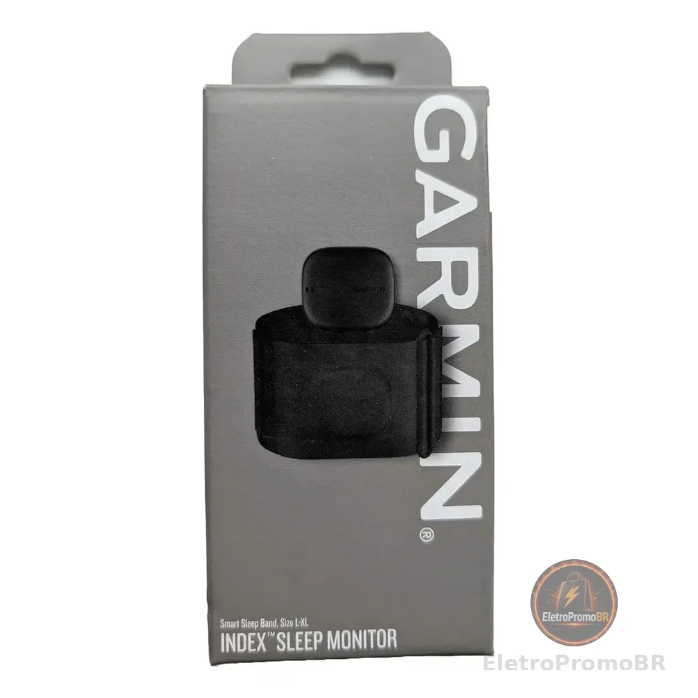 Monitor Cardíaco De Sono Garmin Index De Braço Tamanho G /gg Preto