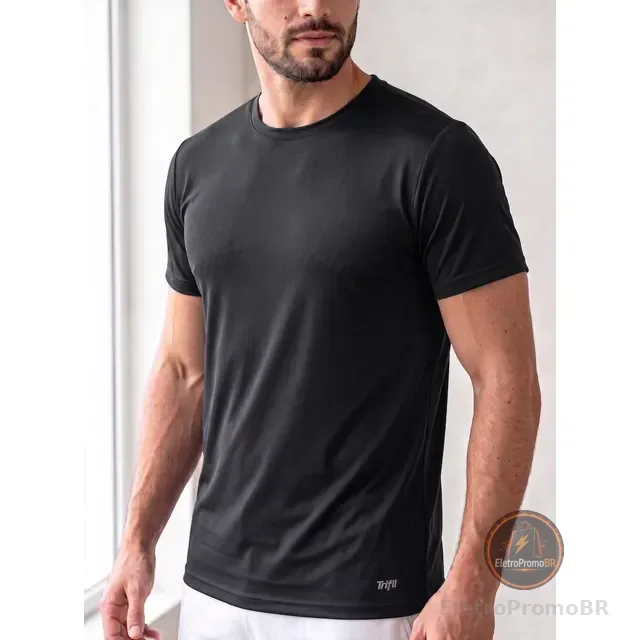 Camiseta Masculina Poliamida Academia Corrida Trifil By Lupo