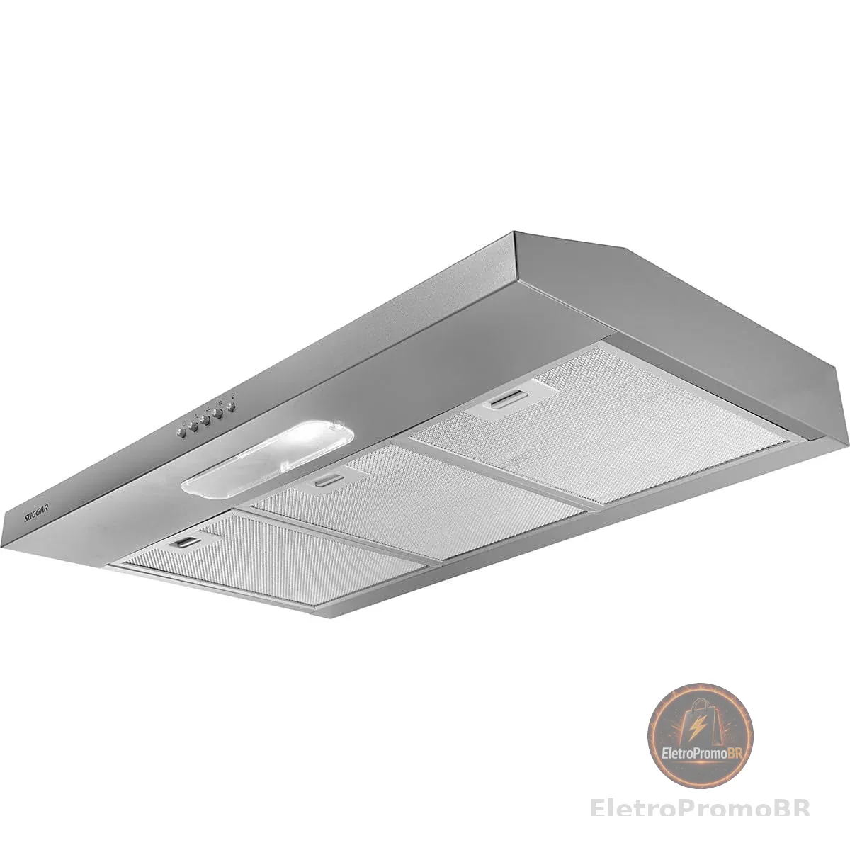SUGGAR DEPURADOR DE AR SLIM 80CM 3 VEL. PRATA 110V DPS181PR