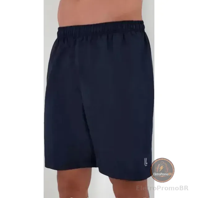 Bermuda Shorts Masculina Lupo Sport Budapest Reta Sem Bolsos