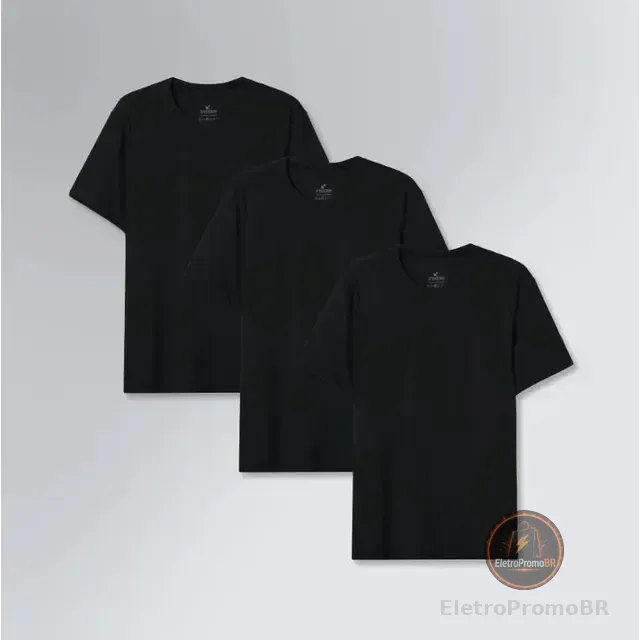 Kit 3 Camisetas Tech T-shirt Masculino Insider