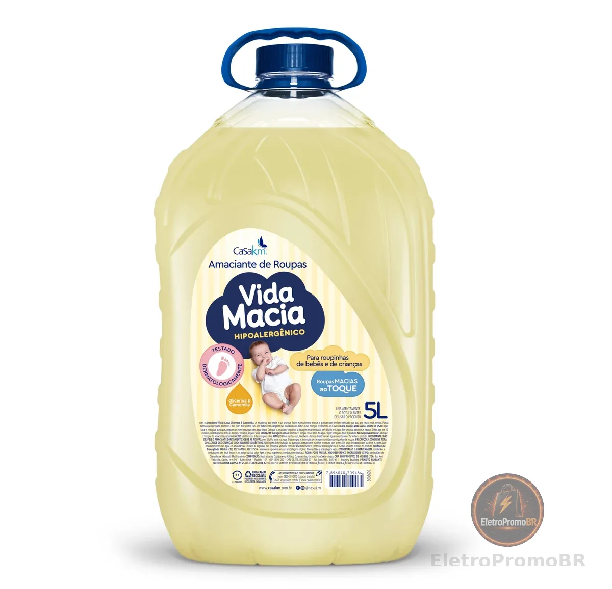 Amaciante Vida Macia Glicerina e Camomila, 5L