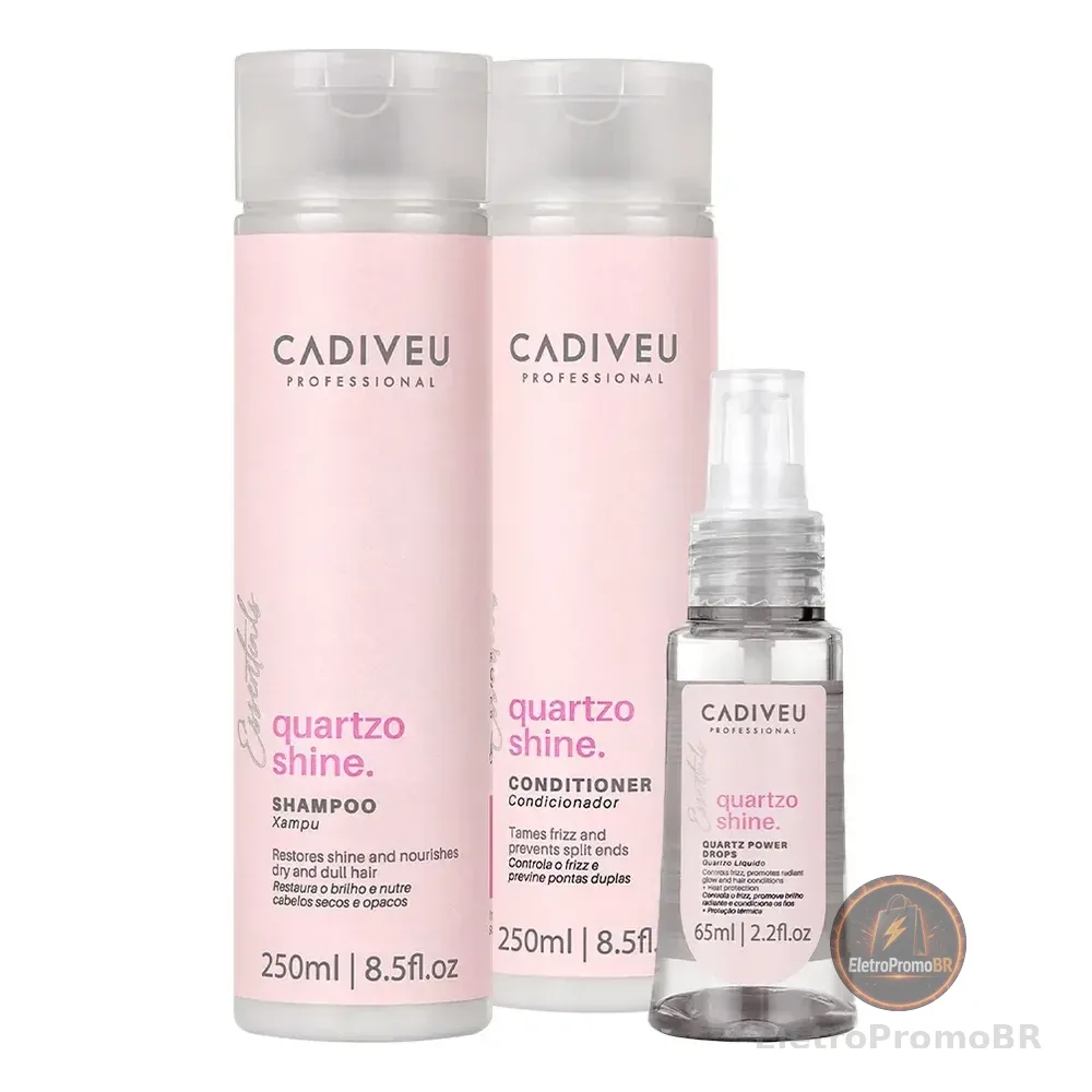 Cadiveu Professional Kit Quartzo Shine (3 Produtos)