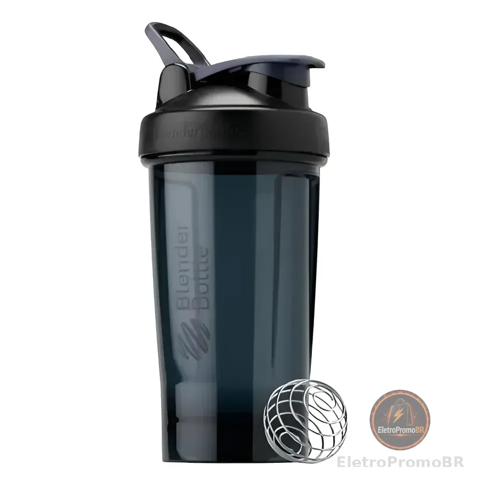 Coqueteleira Shakeira Para Whey Blender Bottle Pro24 / 710ml Chumbo