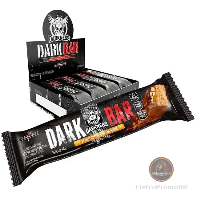 Whey Bar Darkness 8 Barras Integral Medica Sabores