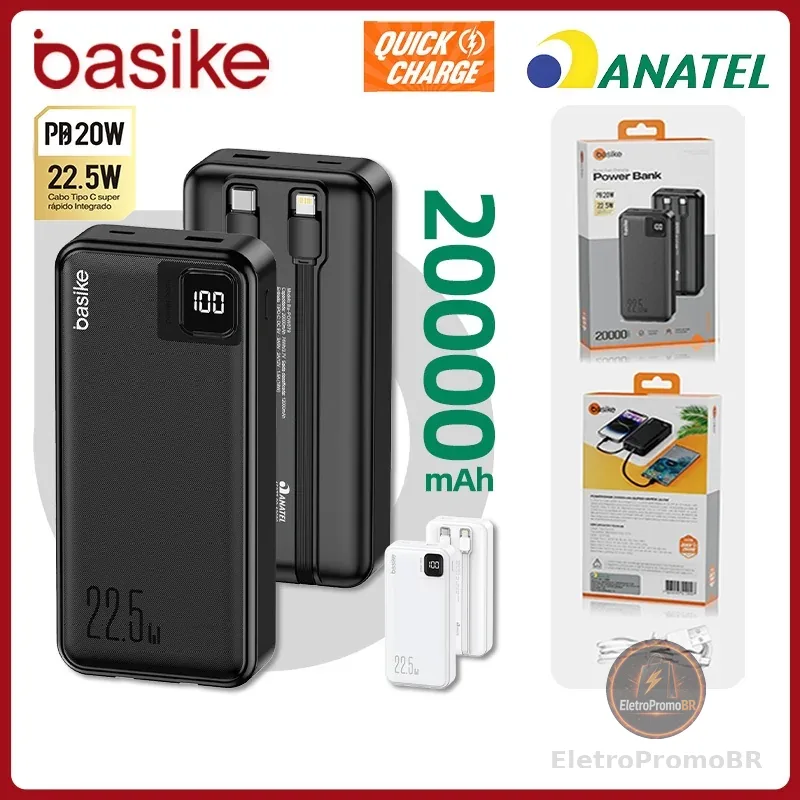 Basike Carregador Portátil Power Bank