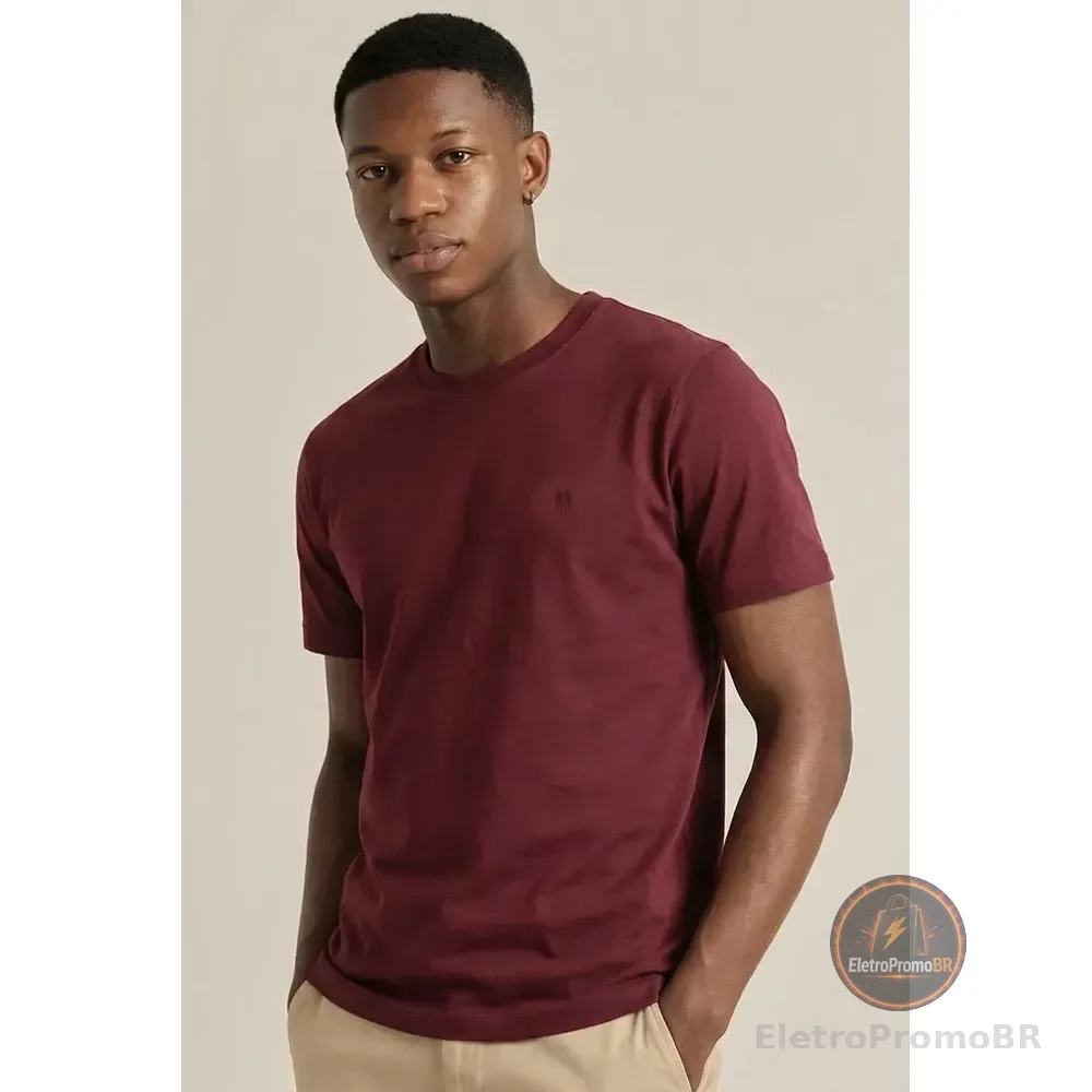 Camiseta Básica Polo Wear Vinho G