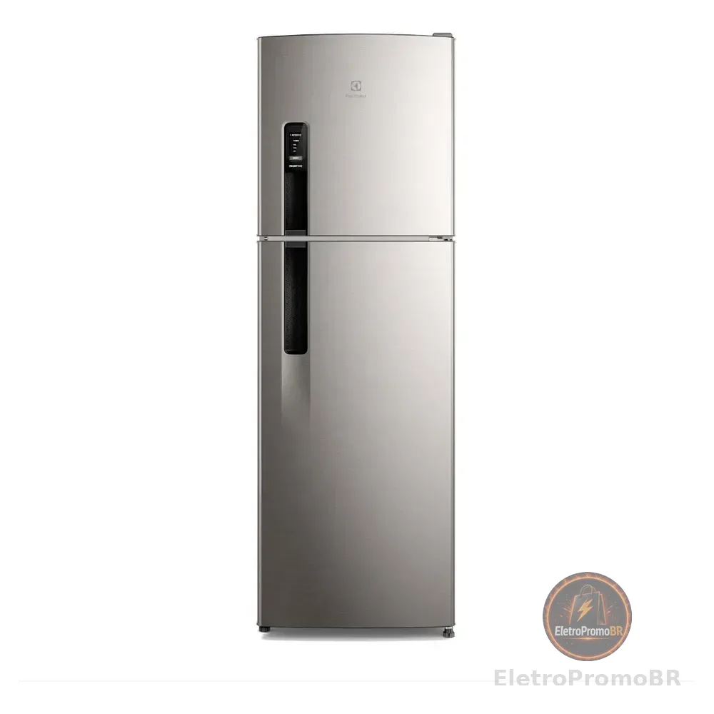 Geladeira Electrolux Frost Free 400l Inverter Inox (if44s) Cinza 220v