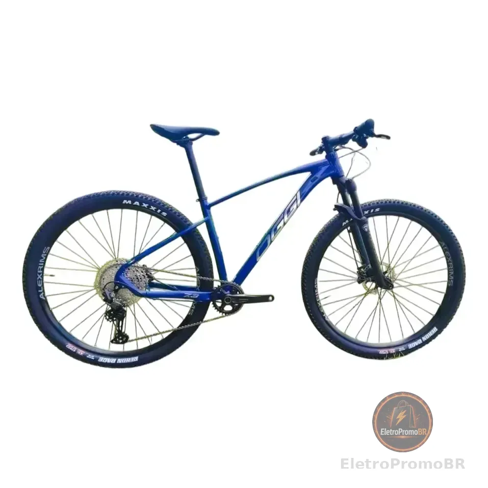 Bicicleta Aro 29 Oggi Big Wheel 7.3 Deore 12v 2026 Azul/cinza M - 17