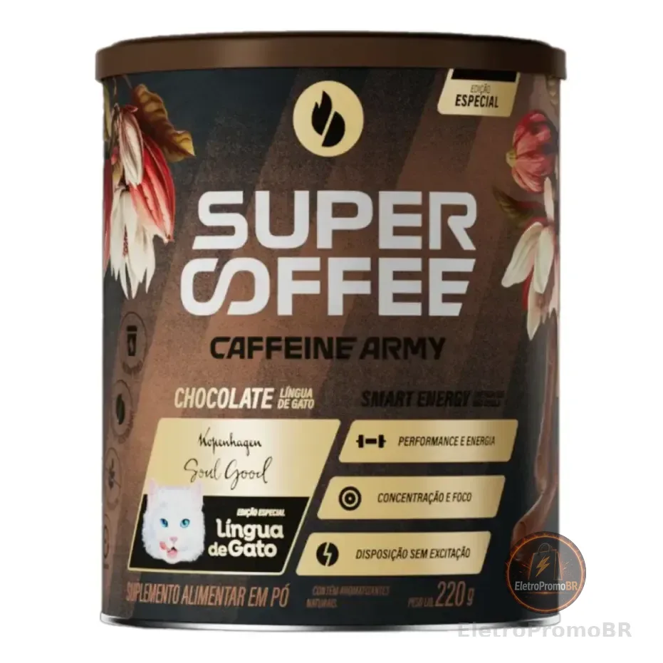 Supercoffee Lingua De Gato - Classic Size (220g) - Caffeine Army Chocolate Ao Leite