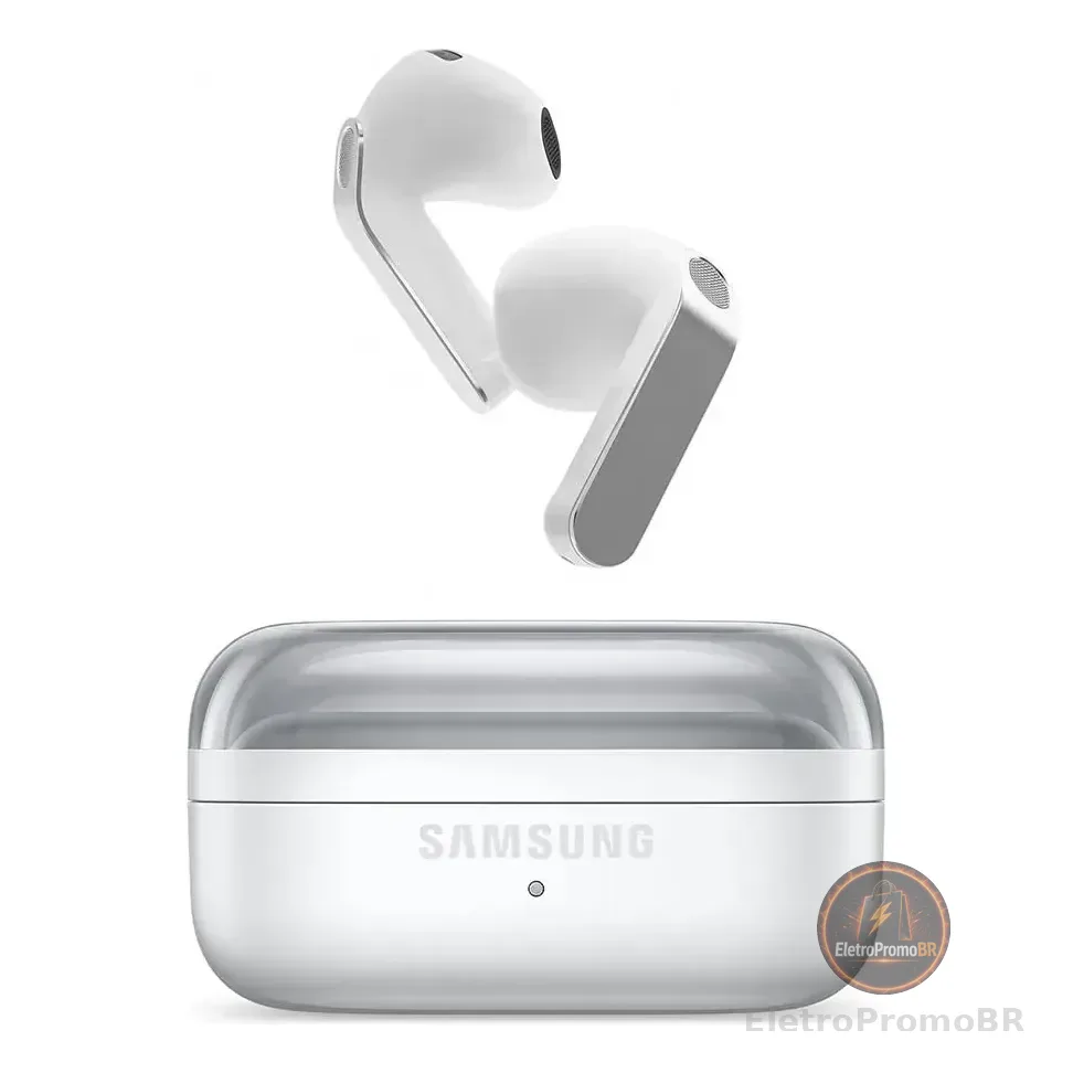 Samsung Galaxy Buds4, Fone De Ouvido Sem Fio, Áudio Hi-fi, Galaxy Ai, Gemini Branco