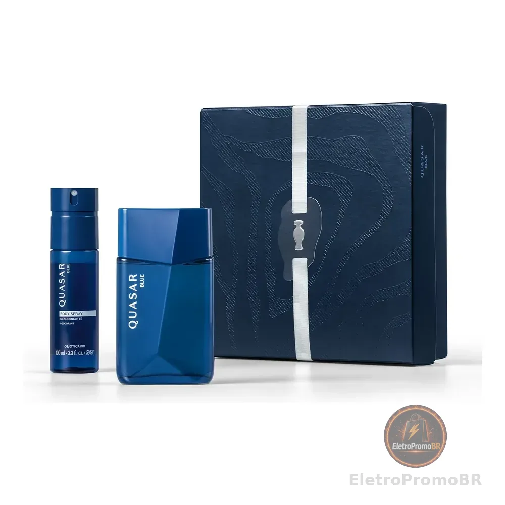 O Boticário Quasar Blue Kit Presente 2 Itens
