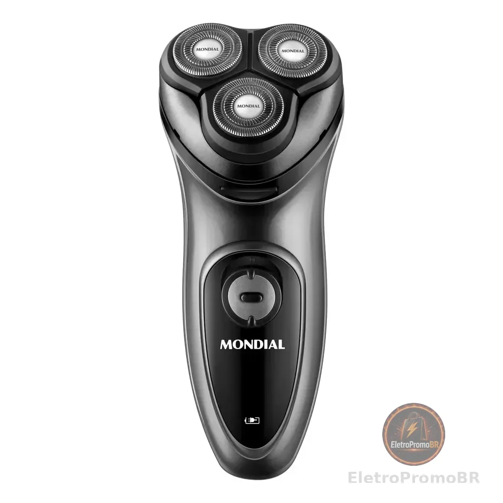 Barbeador Elétrico Power Shave Mondial 5w Bivolt Be-02 Preto 127/220v