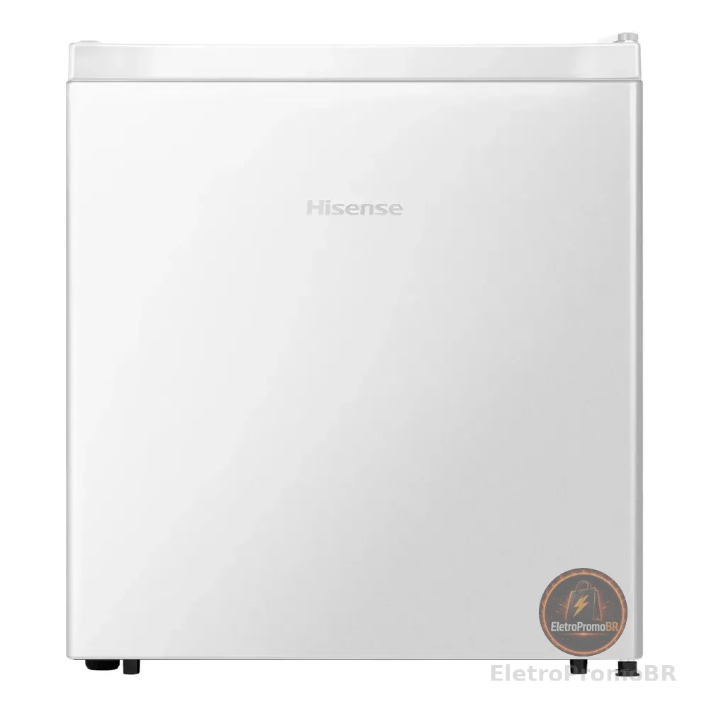 Frigobar Hisense Branco 45l Com Porta Reversível Rr58 220 V 220v