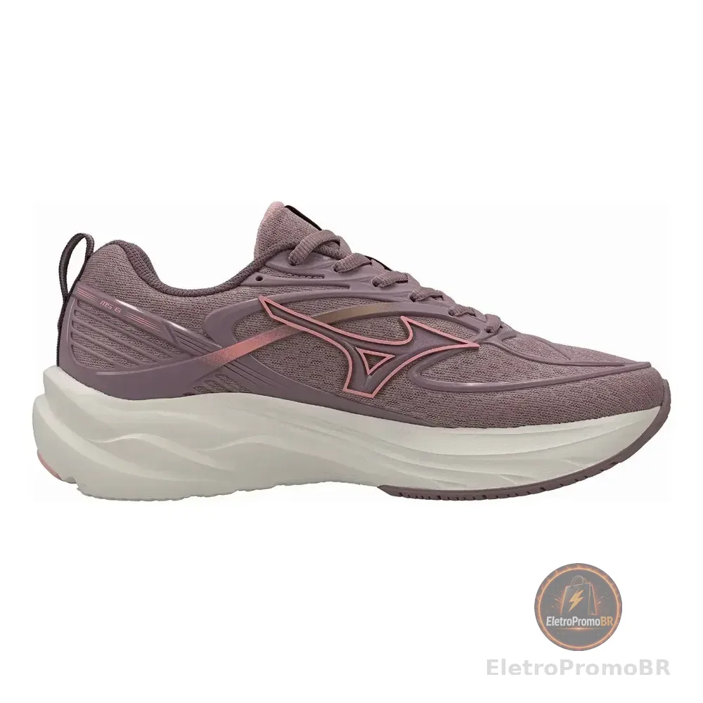 Tênis De Corrida Feminino Space 6 Mizuno 994-lavanda Lisa 34 Br