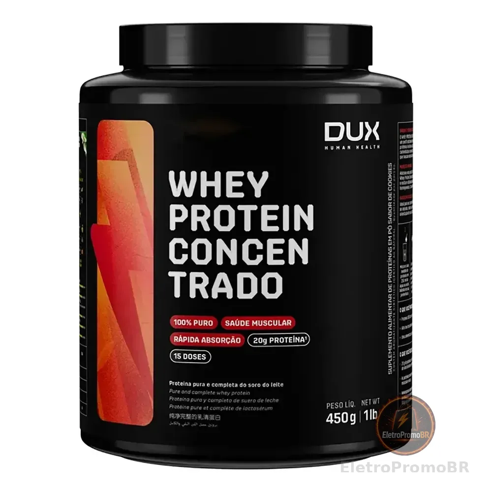 Whey Protein Concentrado 450g - Dux Human Health Cookies
