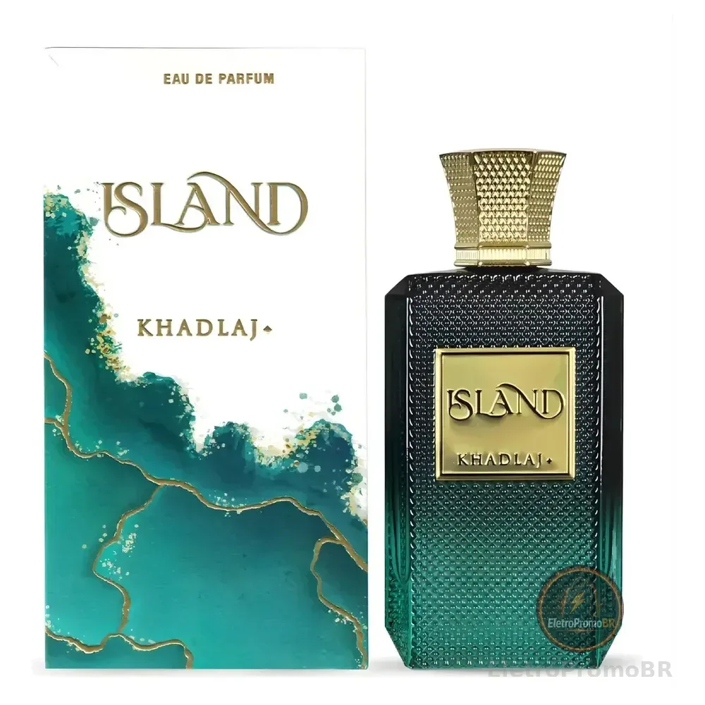 Spray De Perfume Edp Unissex Khadlaj Island 100ml