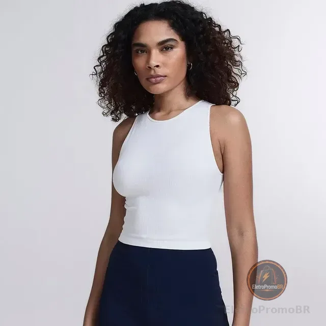 Regata Insider Cropped In-form Seamless Feminino