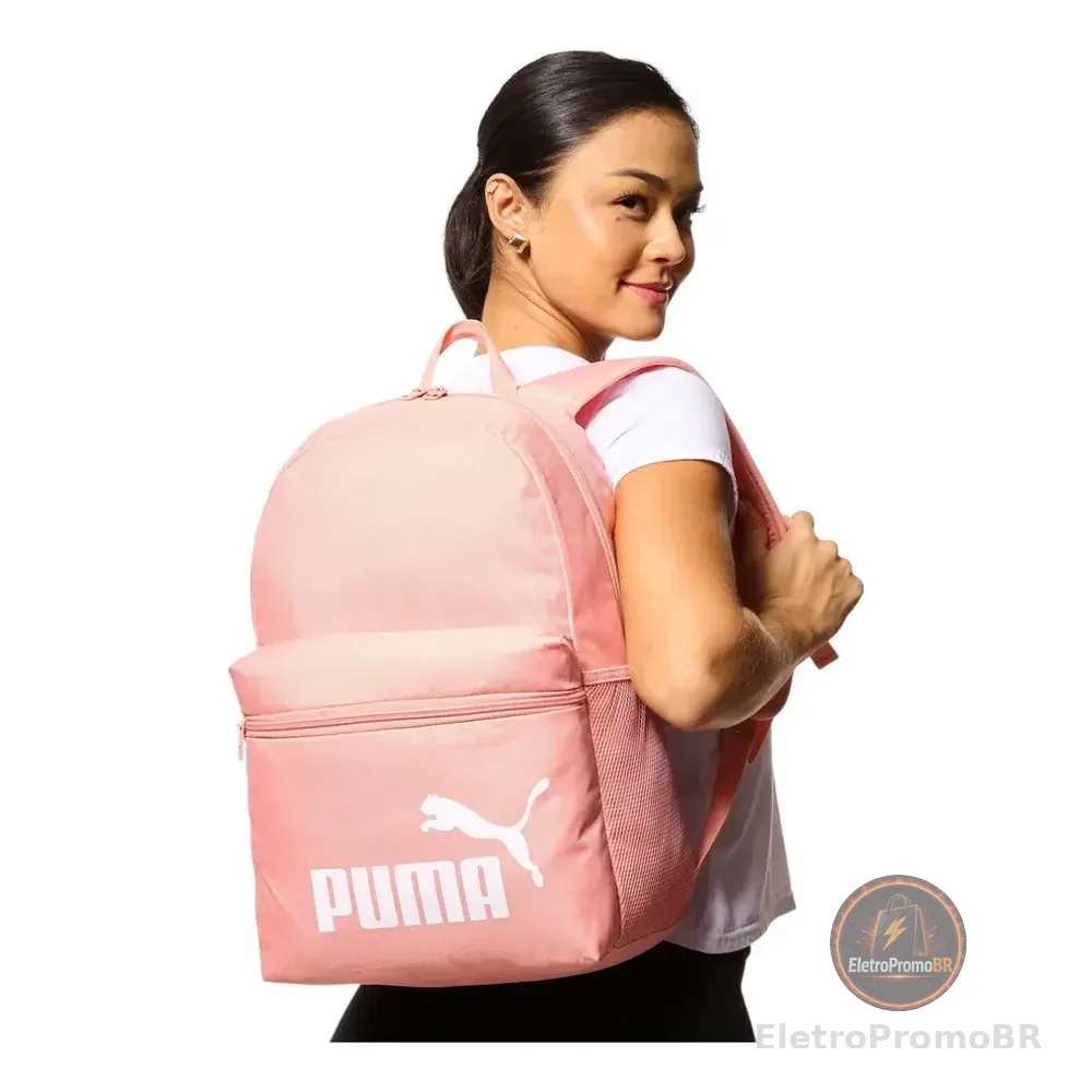 Mochila Phase Backpack Puma Coral-claro Liso
