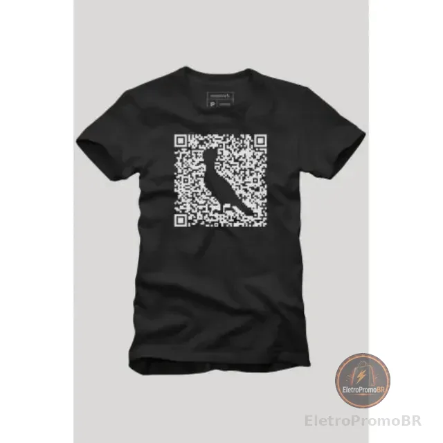 Camiseta Básica Greenk Qr Code Leve Conforto Reserva